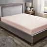 Silver Teddy Fitted Sheet featuring plush texture and a perfect fit for a warm night's sleep