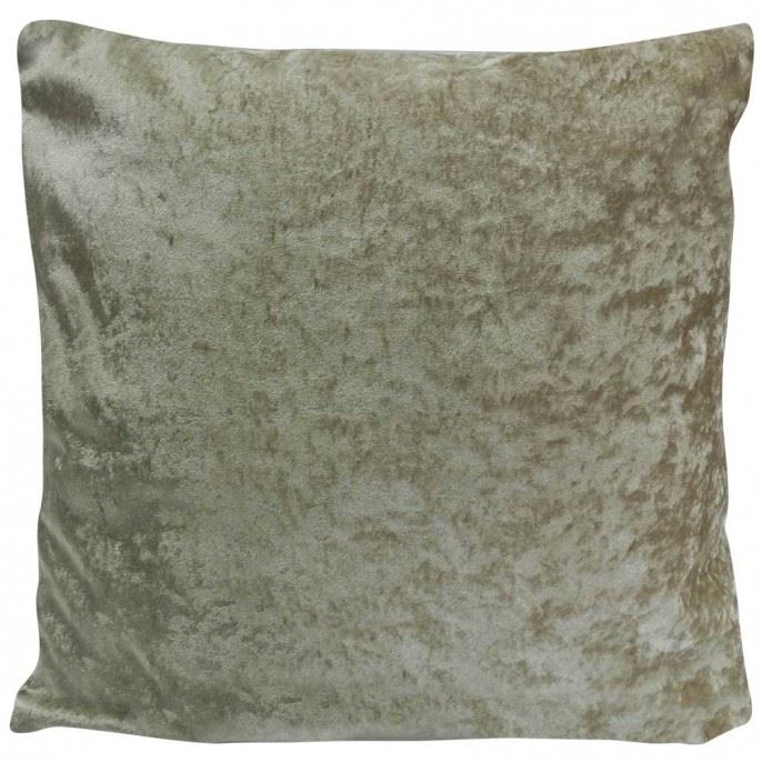 Crushed velvet filled cushion in a range of luxurious shades