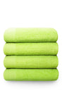 Luxuriously soft and absorbent 100% cotton bath towel in vibrant lime
