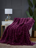 Close-up of the plush fleece material showcasing its luxurious texture and quality