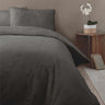 Luxurious blush pink Teddy Fleece Duvet Set with plush fabric and matching pillowcase