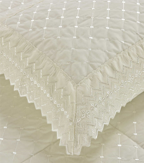 Richmond Cushion in sumptuous velvet with diamond quilted design