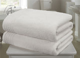 Soft fluffy 100% pure cotton 6-piece bale bath towels