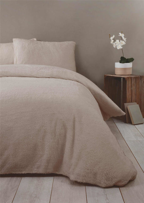 Single, double, and king size Teddy Fleece Duvet Sets designed for ultimate comfort and warmth