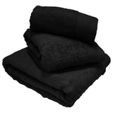 Happy Home 100% Cotton 600GSM Bath Sheet Black, luxurious and absorbent
