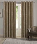 Tuscany cushion with subtle sheen finish and detailed geometric circle design