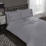 Luxurious embroidered duvet set with diamantés and sophisticated embellishments
