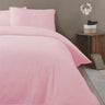 Sleek silver Teddy Fleece Duvet Set with a stylish appearance and high comfort level