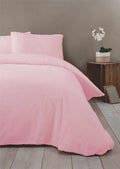 Sleek silver Teddy Fleece Duvet Set with a stylish appearance and high comfort level