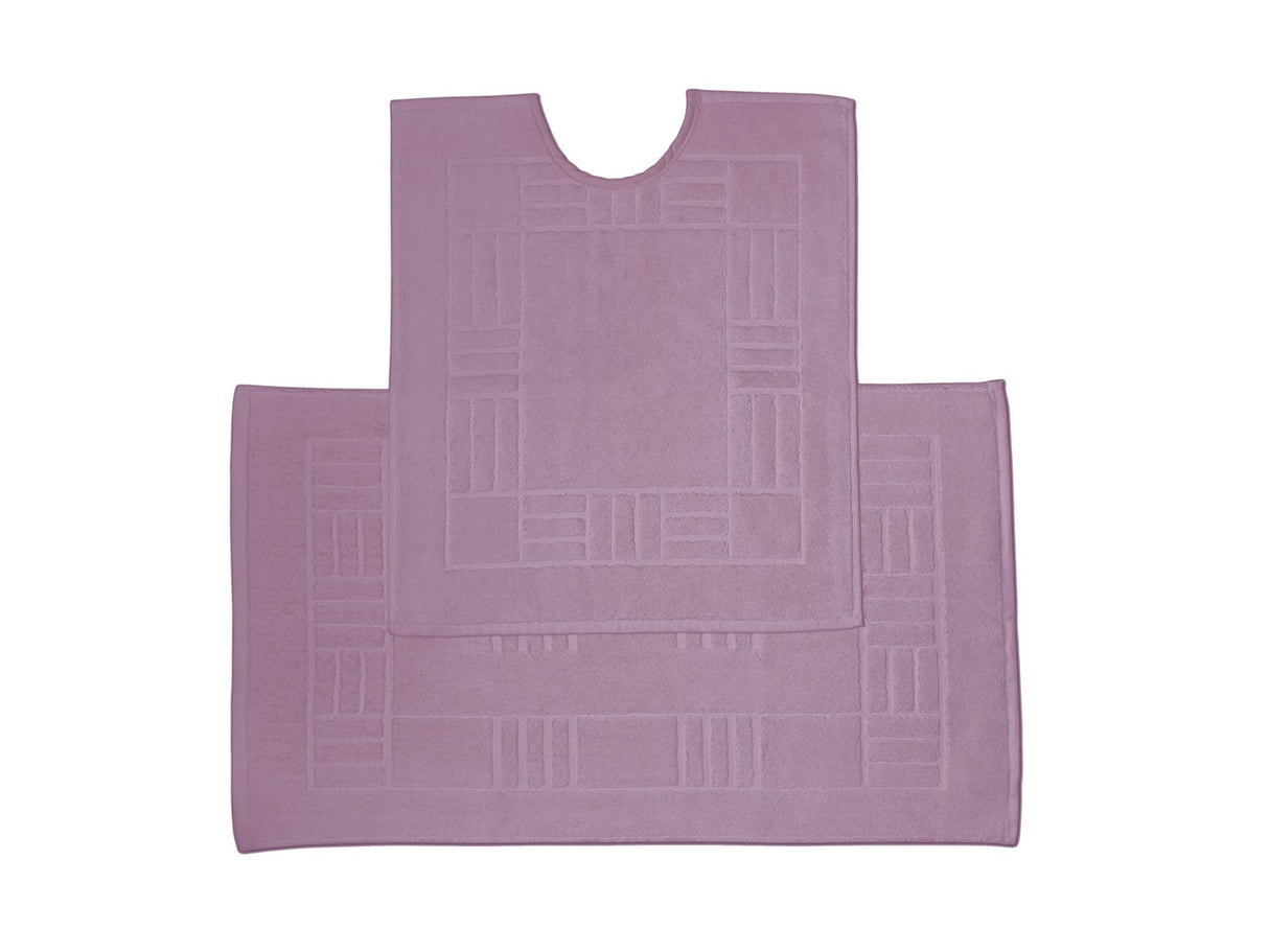 Happy Home 100% Cotton 600GSM Bath Mat Heather towel made of 100% combed cotton with 600gsm and soft texture for long-lasting use 