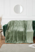 Decorative scene showing the ribbed mink blanket's ability to enhance any living space