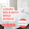 Luxurious 400 Threadcount 100% cotton quilt cover with matching pillowcases for a stylish bedroom look