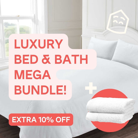 Luxurious 400 Threadcount 100% cotton quilt cover with matching pillowcases for a stylish bedroom look