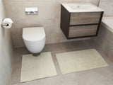  Cream 100% cotton pedestal mat with 600gsm absorbent pile