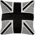 Union Jack Filled Cushion made of beautifully soft and tactile chenille fabric