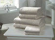Happy Home 100% Cotton 600GSM Bath Mat Silver, made from soft, absorbent combed cotton with thick, durable pile