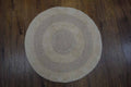 Soft and cosy round bath mat crafted from plush cotton pile