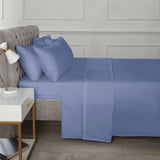 Soft percale fitted sheet from the Happy Home Essentials collection with a luxurious 180 thread count