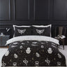 Mesmerising Gothic Magick Duvet Set featuring a Hamsa Hand and eerie Halloween-inspired elements