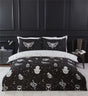 Mesmerising Gothic Magick Duvet Set featuring a Hamsa Hand and eerie Halloween-inspired elements