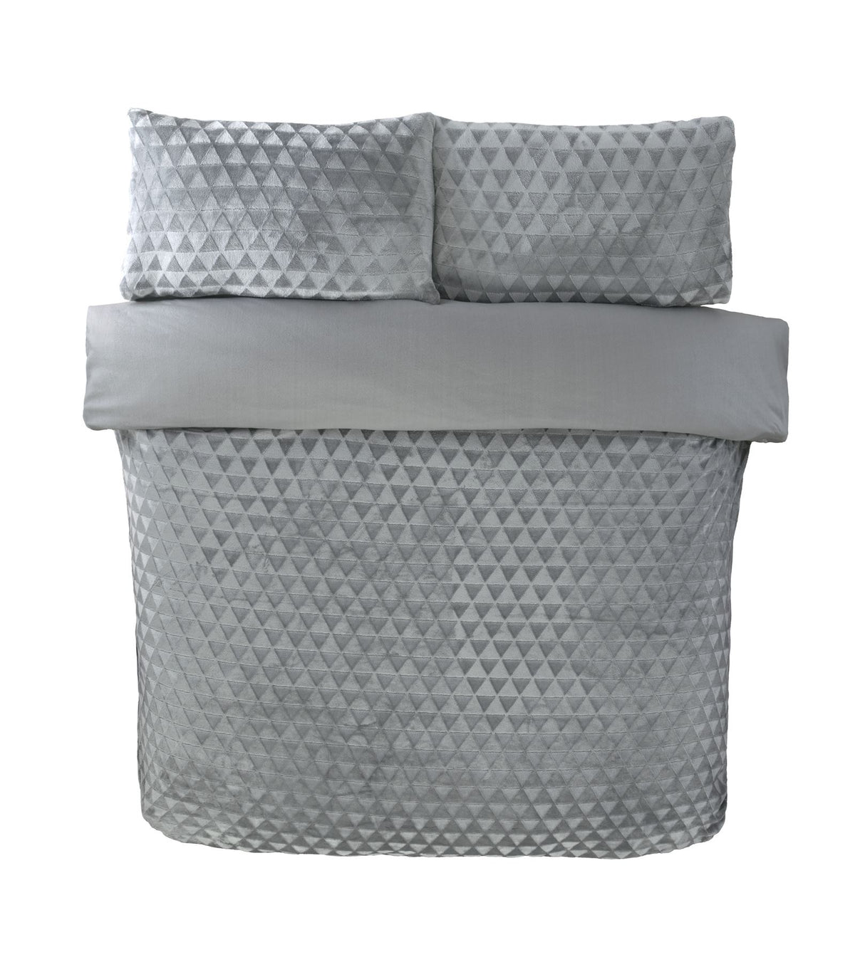 Diamond Cut Velvet Duvet Set