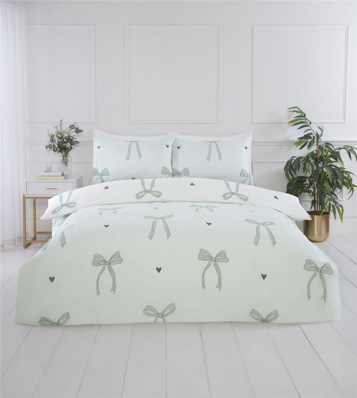 Printed Bows Duvet Set