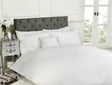 Set of Limoge Duvet Cover and matching pillowcases in various sizes demonstrating versatile bedroom decor