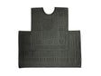 Luxurious 100% cotton pedestal mat in black, 600GSM for ultimate comfort