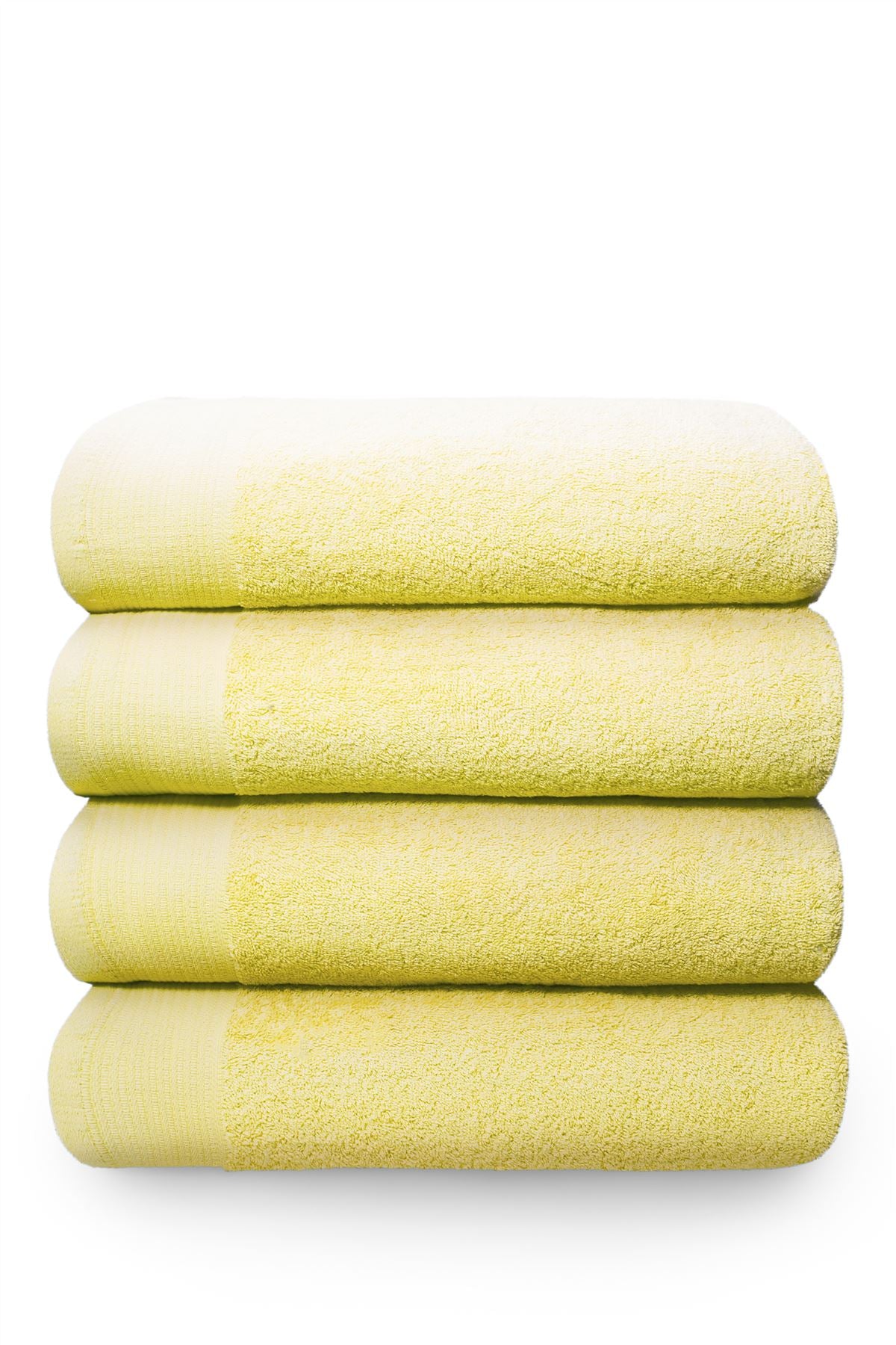 Soft and absorbent 100% cotton chatsworth towels in yellow