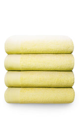 Soft and absorbent 100% cotton chatsworth towels in yellow