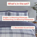 Harris Check Duvet Set