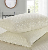 Richmond Cushion in classic herringbone pattern with double-sided texture