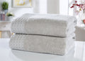 Two gentle and plush face cloths (30x30cm)