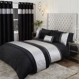 Elegant cushion with quilted satin centre, studded trim, and plush velvet backing from the Capri Boudoir collection