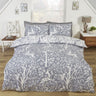 Leaping stags among trees and shrubbery on the Tatton Duvet Set 