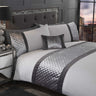 Plush Hollywood Boudoir cushions with quilted diamante sparkle band, perfect for boudoir bedrooms