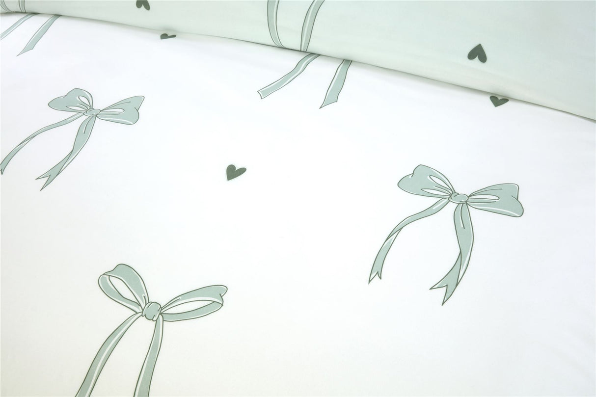 Printed Bows Duvet Set