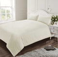  Soft, cool & comfortable 100% cotton duvet set and pillowcase in timeless white