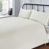 Luxurious 200 thread count 100% cotton flat sheet in classic white percale fabric