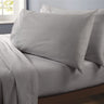 Set of brushed cotton sheets including flat and fitted sheets in a stylish grey colour, perfect for any bedroom decor