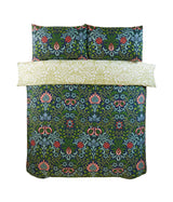 Luxurious Heritage Flora MF Duvet Set featuring intricate floral patterns and soft, high-quality bedding fabric for elegant bedroom decor