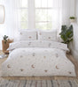 Luxurious Manifesting Duvet Set with calming colours and subtle patterns in a serene bedroom