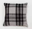 Classic woven check cushion in warm and inviting natural colours