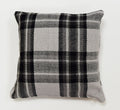 Classic woven check cushion in warm and inviting natural colours