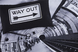 Complete set includes single, double, and kingsize options with matching pillowcases for a vintage London Underground theme