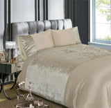Super soft velvet duvet set with luxurious texture for a plush bedroom upgrade