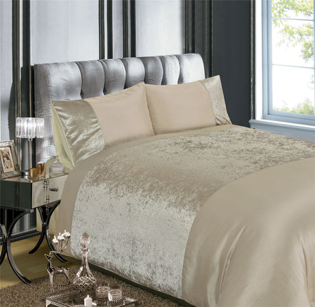 Super soft velvet duvet set with luxurious texture for a plush bedroom upgrade