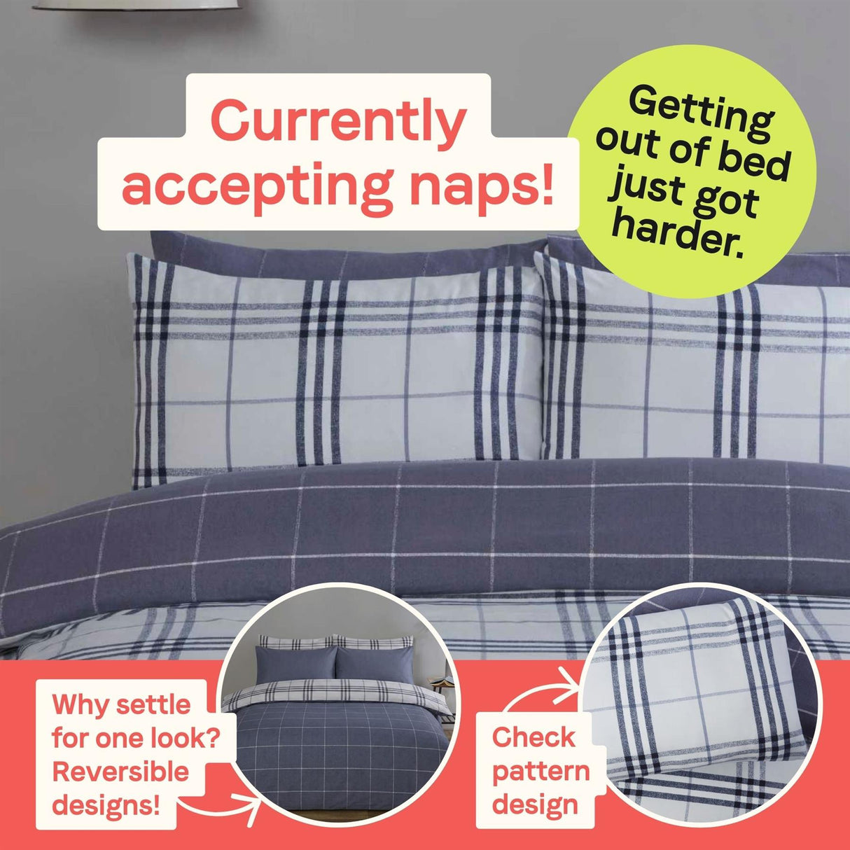 Harris Check Duvet Set