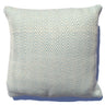 43x43cm Skye Filled Cushion featuring soft woven herringbone fabric in a subtle palette, ideal for enhancing living spaces